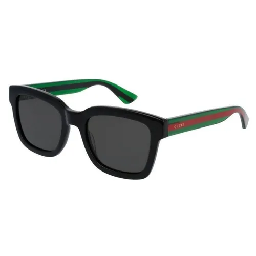 Kính Mát Unisex Gucci GC Acetate Sunglasses GG0001S Màu Đen
