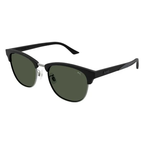 Kính Mát Unisex Puma Sunglasses PE0188SA 004 Màu Xanh Lá/ Đen