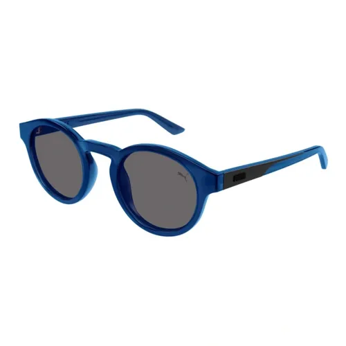 Kính Mát Unisex Puma Sunglasses PU0428S 004 Màu Đen Phối Xanh Dương