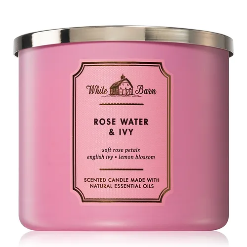 Nến Thơm Bath & Body Works Rose Water & Ivy Candle 411g