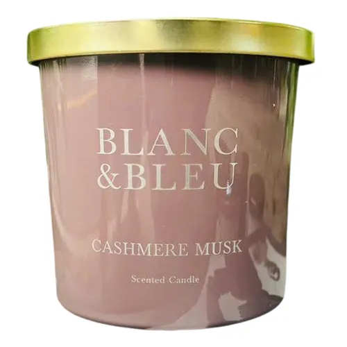 Mosaic Bath - Nến Thơm Mosaic Bath Blanc & Bleu Cashmere Musk Scented Candle 652g - Vua Hàng Hiệu