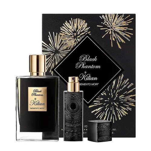 Nước hoa Kilian - Nước Hoa Unisex Kilian Black Phantom Memento Mori Icon Set (EDP 50ml + Case Kim Loại 7.5ml) - Vua Hàng Hiệu