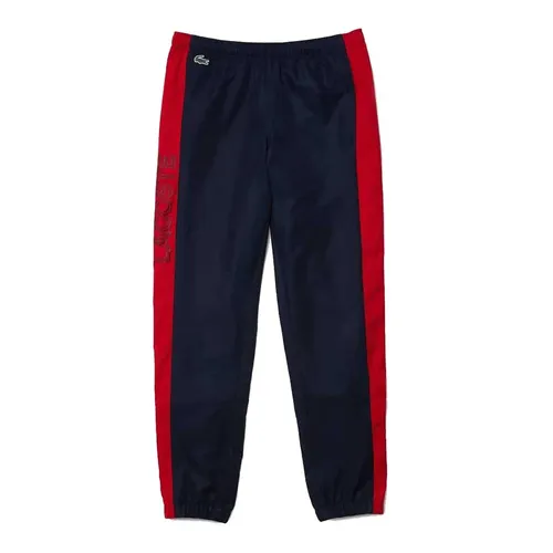 Thời trang Nam Quần gió - Quần Gió Nam Lacoste Men's Tracksuit XH0786 Màu Xanh/Đỏ Size 3 - Vua Hàng Hiệu