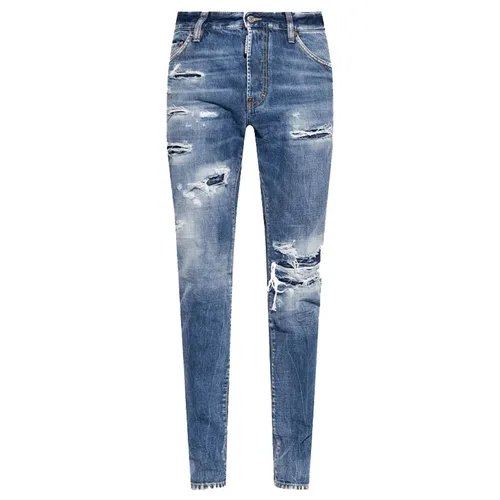 Quần Jean Nam Dsquared2 Coolguy Skinny Fit Kot Pantolon S74LB1436 S30309 470 Màu Xanh Size 46 - Thời trang - Vua Hàng Hiệu