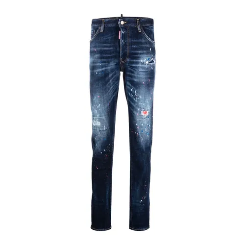 Quần Jean Nam Dsquared2 Wash S74LB1458S30664 Màu Xanh Size 54