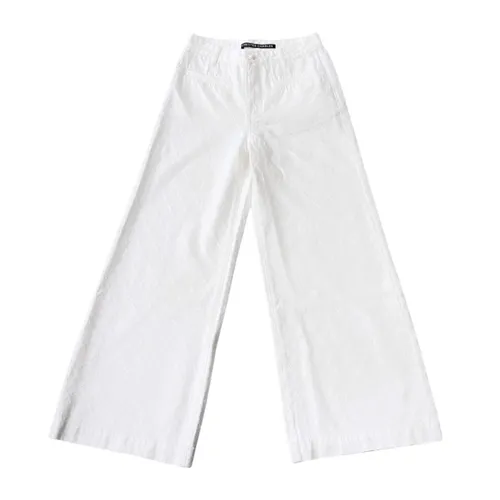 Thời trang - Quần Jean Nữ Chester Charles In White Denim Logo C104S 0120 F2WH Màu Trắng Size XS - Vua Hàng Hiệu
