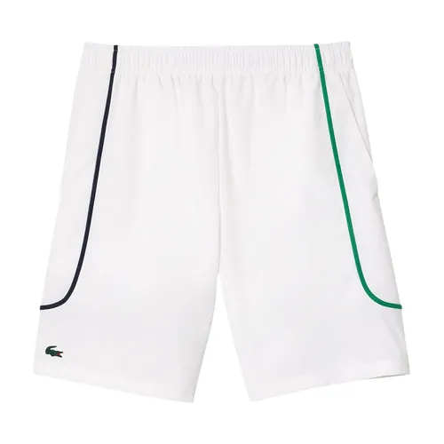 Quần Short Nam Lacoste Men's Lightweight Tennis GH7460 51 001 Màu Trắng Size 4