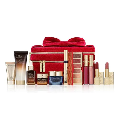 Set Chăm Sóc Da Estée Lauder Vali Holiday Blockbuster Supreme Night 9 Món