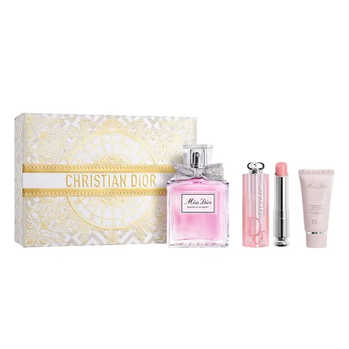 Dior - Set Dior Beauty Ritual Holiday 3 Món (Son Dưỡng Addict Lip Glow 001 + Nước Hoa Miss Blooming Bouquet EDT 30ml + Kem Tay 20ml) - Vua Hàng Hiệu