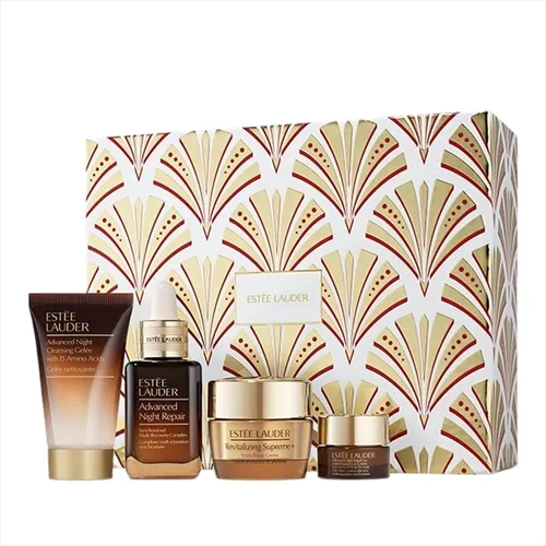 Mỹ phẩm Estée Lauder Bộ sản phẩm - Set Dưỡng Da Estée Lauder The Lift + Advanced Night Repair Serum Holiday Skincare 4 Món - Vua Hàng Hiệu