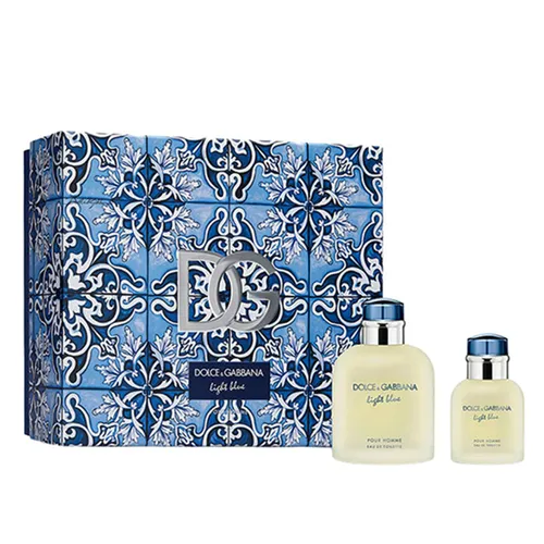 Set Nước Hoa Nam Dolce & Gabbana D&G Light Blue Pour Homme EDT (125ml + 40ml) - Nước hoa - Vua Hàng Hiệu