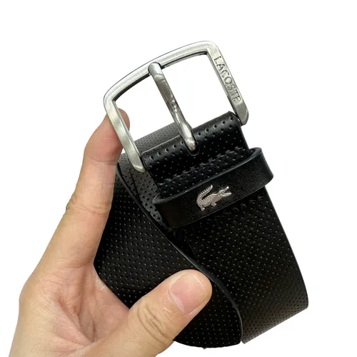 Thắt Lưng Da Nam Lacoste RC3016 000 Màu Đen Size 105