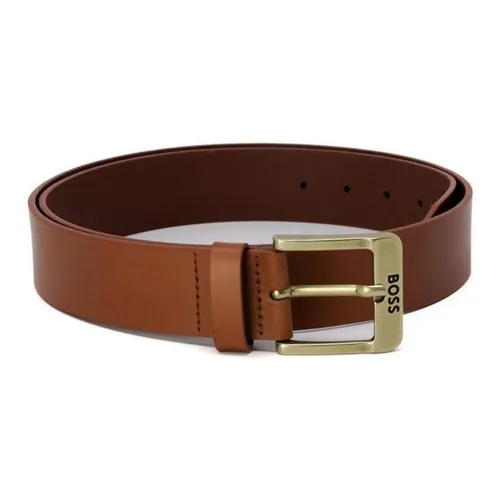 Thắt lưng Hugo Boss - Thắt Lưng Nam Hugo Boss 50512795 473148_91 Màu Nâu Size 90 - Vua Hàng Hiệu