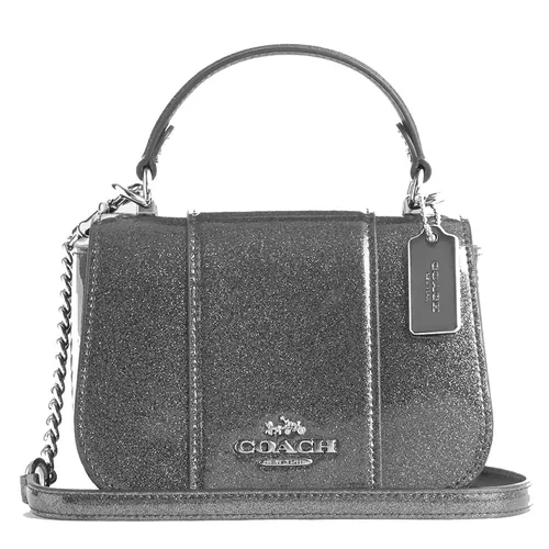 Túi xách - Túi Đeo Chéo Nữ Coach Lysa Top Handle Bag In Signature Silver/Gunmetal CO961 Màu Xám Bạc - Vua Hàng Hiệu