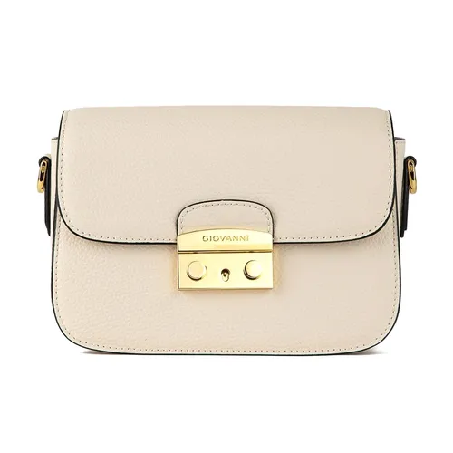 Túi xách - Túi Đeo Chéo Nữ Giovanni Crossbody Bag DLD0175-1 Màu Be Nhạt - Vua Hàng Hiệu