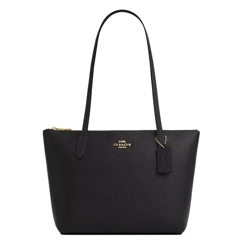 Túi xách Coach Túi tote - Túi Tote Nữ Coach Fiona Zip CW395 Màu Đen - Vua Hàng Hiệu
