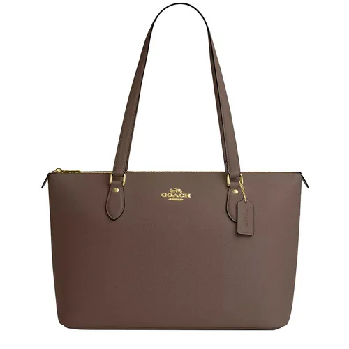 Túi Tote Nữ Coach Gallery Tote Bag In Signature Canvas CV402 Màu Nâu