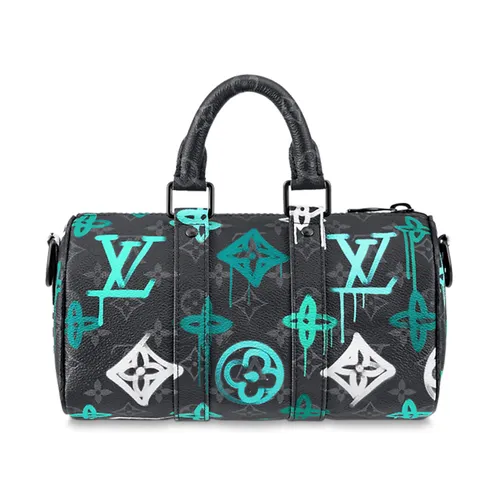 Túi xách Túi trống - Túi Trống Louis Vuitton LV Keepall Bandoulière 25 M21399 Màu Xanh Đen - Vua Hàng Hiệu
