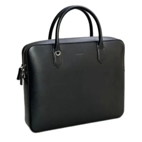 Bally - Túi Xách Tay Nam Bally Solid Black Handbag Màu Đen - Vua Hàng Hiệu