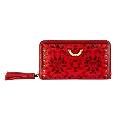 Ví Da Nữ Giovanni DWL0070-1 Màu Đỏ