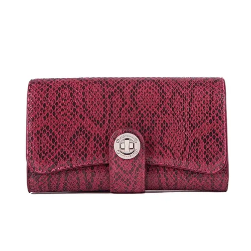 Ví Da Nữ Giovanni La Rinascita GWL0065-1LR Màu Đỏ Mận