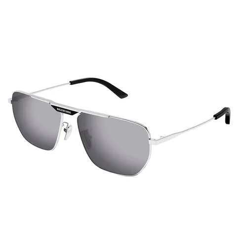 Balenciaga - Kính Mát Nam Balenciaga Sunglasses BB0298SA 003 Màu Bạc - Vua Hàng Hiệu