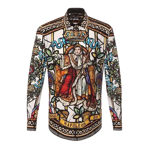 Áo Sơ Mi Nam Dolce & Gabbana D&G Họa Tiết G5EJ1T HP5ZS Phối Màu Size 40 - Thời trang - Vua Hàng Hiệu