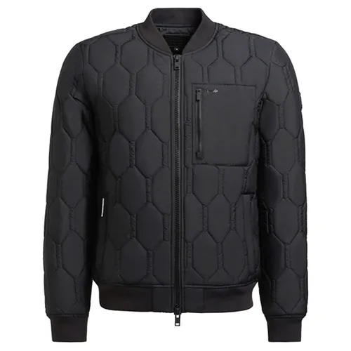 Thời trang Áo khoác 100%Polyester - Áo Khoác Bomber Nam Khujo Nosar Jacket Schwarz KH122T0H6-Q11 Màu Đen Size S - Vua Hàng Hiệu