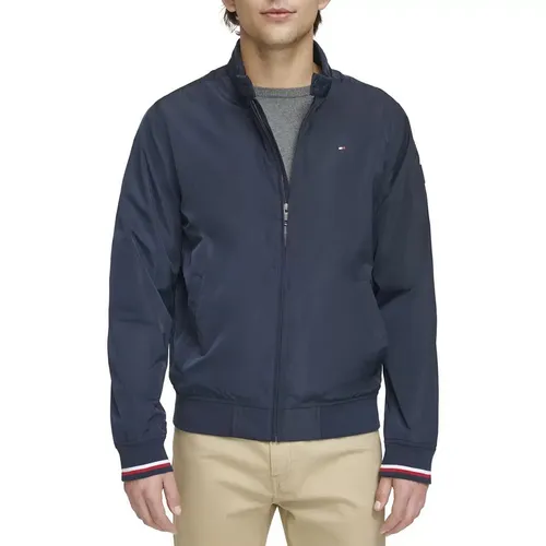 Thời trang Tommy Hilfiger Áo khoác - Áo Khoác Bomber Nam Tommy Hilfiger Blouson 138774-410 Màu Xanh Navy Size S - Vua Hàng Hiệu