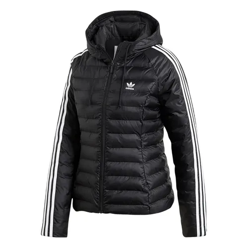 Thời trang Adidas Áo khoác lông vũ - Áo Khoác Lông Vũ Nữ Adidas Slim Jacket ED4784 Màu Đen Size 6UK (Form Ôm) - Vua Hàng Hiệu