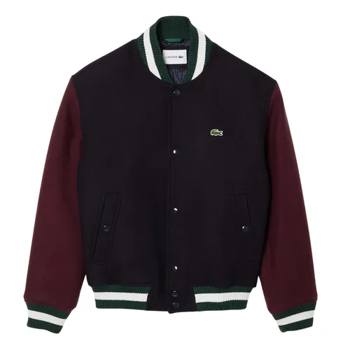 Áo Khoác Nam Lacoste Logo Jacket Varsity BH8212 00 PI9 Phối Màu