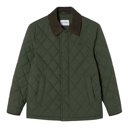 Thời trang Xanh rêu - Áo Khoác Nam Lacoste Men's Quilted Jacket BH670E - L7A Màu Xanh Rêu Size 50 - Vua Hàng Hiệu