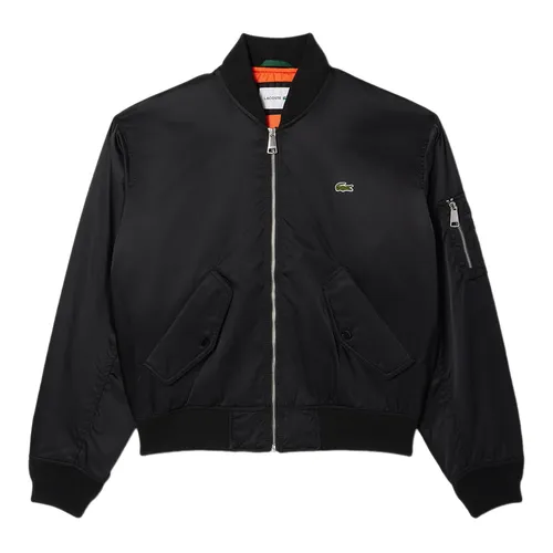 Áo Khoác Nam Lacoste Men's Water-Repellent Padded Bomber Jacket BH2899 - 031 Màu Đen Size 50