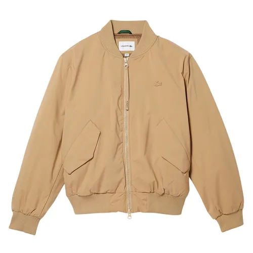 Thời trang Áo khoác 100%Polyester - Áo Khoác Nam Lacoste Water-repellent Thermore Insulated Bomber Jacket BH4455 - 02S Màu Be Size 50 - Vua Hàng Hiệu