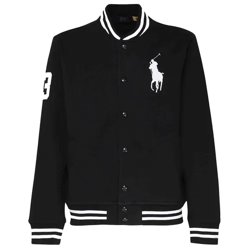 Áo Khoác Nỉ Nam Ralph Lauren Pony Embroidered Varsety Jacket 717001 Màu Đen Size XS - Thời trang - Vua Hàng Hiệu