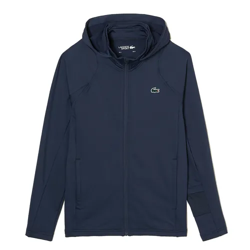 Thời trang - Áo Khoác Nỉ Nam Lacoste Men’s Sport High-Neck Zip-Up SH5210-51 Màu Xanh Navy Size 4 - Vua Hàng Hiệu