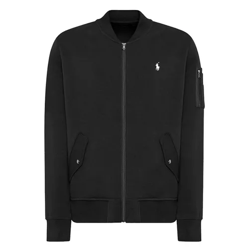 Thời trang Ralph Lauren Nam Áo khoác - Áo Khoác Nỉ Nam Ralph Lauren Bluza Polo Czarny Regular Fit 521002 Màu Đen Size XS - Vua Hàng Hiệu