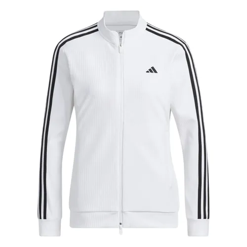 Thời trang Adidas Áo khoác - Áo Khoác Nữ Adidas Golf Women's Three Stripes Track Jacket HS8989 Màu Trắng Size S (Form Á) - Vua Hàng Hiệu