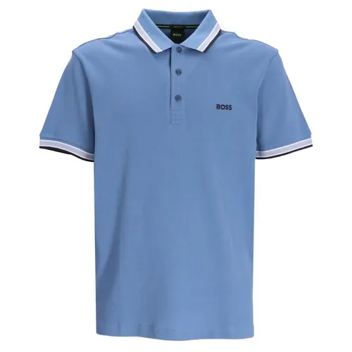 Áo Polo Nam Hugo Boss Paddy Polo Shirt In Cotton Piqué With Logo Undercollar 50469055 459 Màu Xanh Blue Size S - Thời trang - Vua Hàng Hiệu