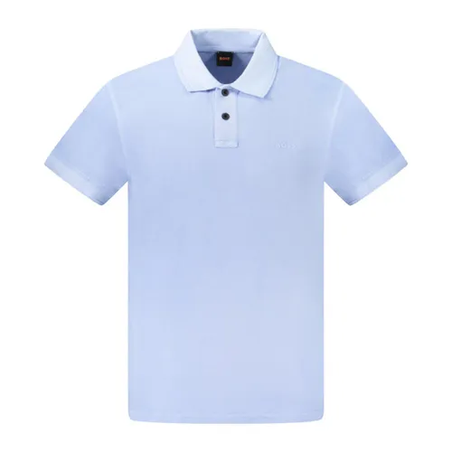 Thời trang Xanh dương nhạt - Áo Polo Nam Hugo Boss Polo Shirt 50507813PRIME_AZ460 Màu Xanh Dương Nhạt Size M - Vua Hàng Hiệu