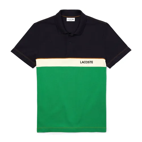Áo Polo Nam Lacoste Color Block Regular Fit Polo Shirt PH9766 R49 Phối Màu Size 3