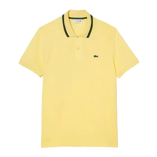 Thời trang Lacoste Vàng - Áo Polo Nam Lacoste Regular Fit Polo Shirt Màu Vàng Size 4 - Vua Hàng Hiệu