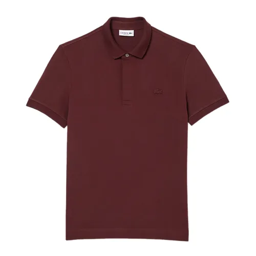 Áo Polo Nam Lacoste Regular Fit Polo Shirt PH5522 BZD Màu Đỏ Đô Size 5