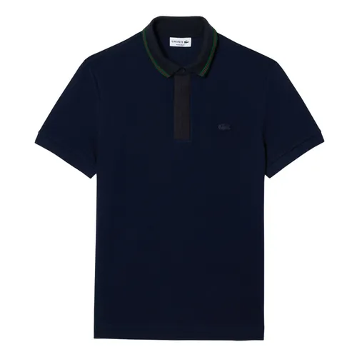 Áo Polo Nam Lacoste Regular Fit Smart Paris Contrast Neck PH1125 166 Màu Xanh Navy Size 6 - Thời trang - Vua Hàng Hiệu