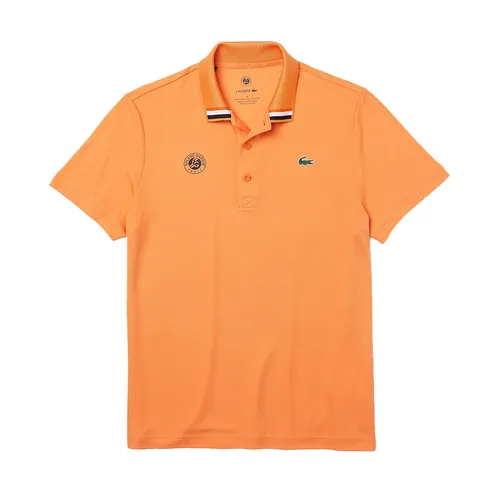 Áo Polo Unisex Lacoste Pour Roland-Garros - Mandarinier Màu Cam Size 3 - Thời trang - Vua Hàng Hiệu