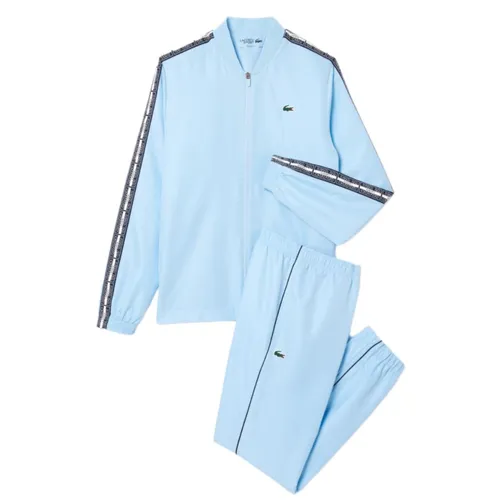 Thời trang - Bộ Quần Áo Nam Lacoste Men's Recycled Fabric Tennis Sweatsuit WH1792 53N HBP Màu Xanh Pastel Size 4 - Vua Hàng Hiệu