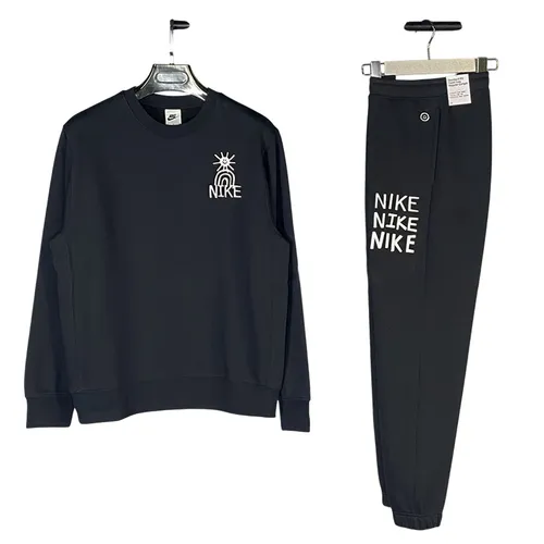 Bộ Thể Thao Nam Nike AS Crew DQ4073-010/DQ4082-010 Màu Đen Size XL