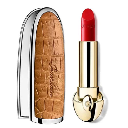 Combo Vỏ Son + Son Guerlain Rouge G Velvet Refill 510 Le Rouge Vibrant Màu Đỏ Tươi