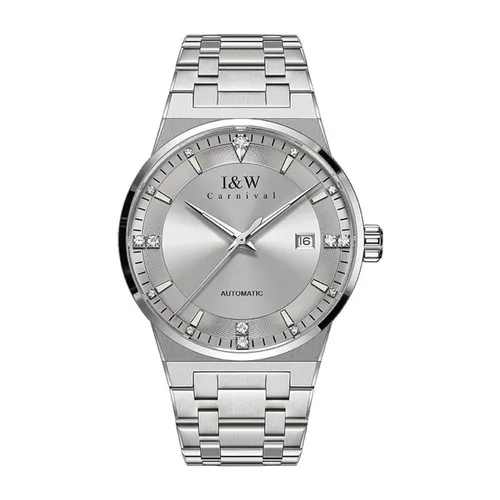 Đồng Hồ Nam I&W Carnival Automatic IW776G-DT (IW776G3) Màu Bạc Xám - Đồng hồ - Vua Hàng Hiệu