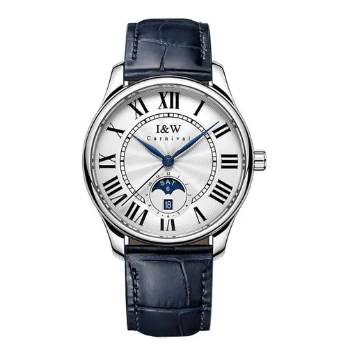 Đồng Hồ Nam I&W Carnival Automatic Watch IW717G-DD (IW717G1) Màu Xanh Navy